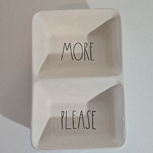 Rae Dunn More Please Divided Dish